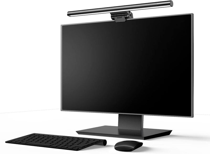 Baseus Monitor Lights with Touch Sensor, USB Powered LED, 3 Switchable Modes, Dimmable Computer Light for Home, Black,Aluminium - Image 1