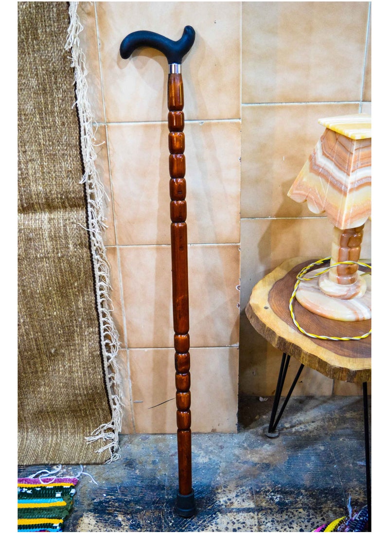 Egypt Antiques - Brown wooden crutch produced by Egypt Antiques, 100% handmade - Image 1