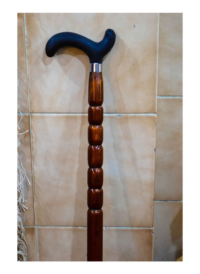 Egypt Antiques - Brown wooden crutch produced by Egypt Antiques, 100% handmade - Image 1