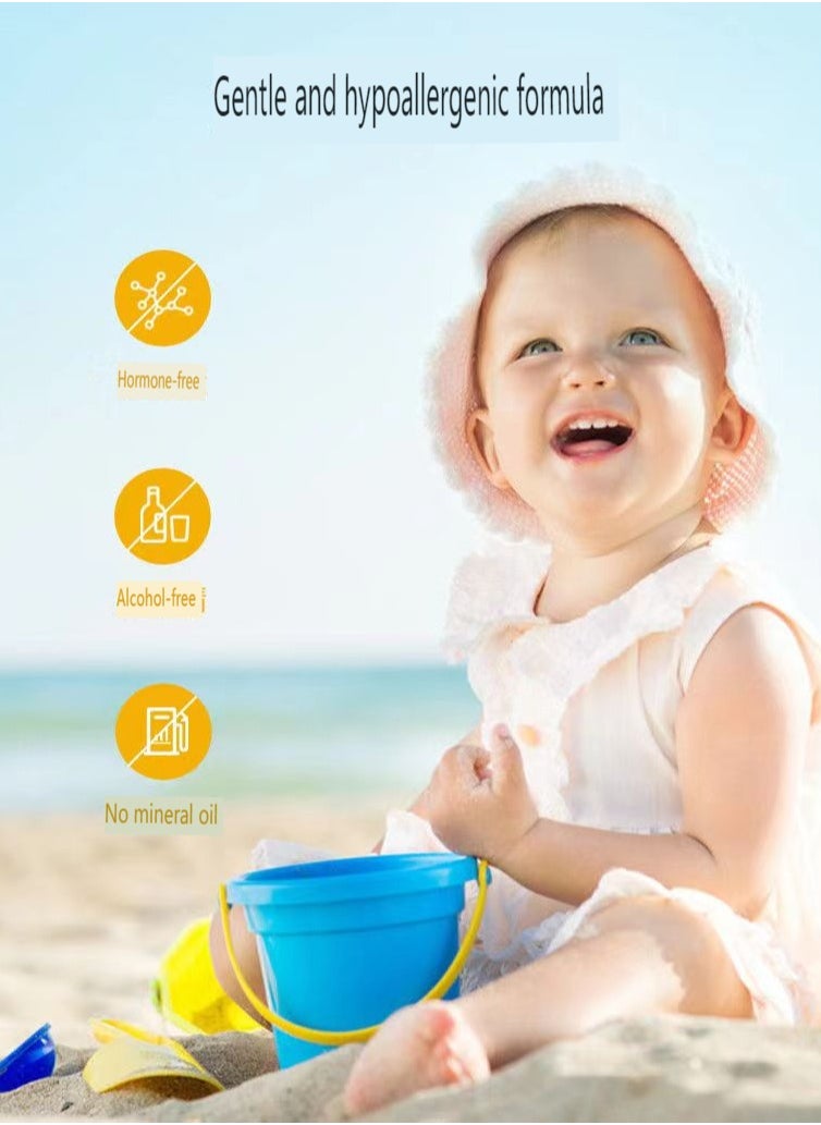 Biore Biore Children's Blue Soft Sunscreen for Infants, Full body Refreshing, No Additives 70ml  - Image 4