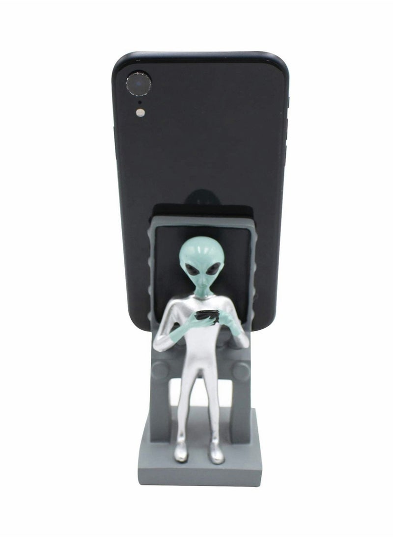 SYOSI - Cute Alien Shaped Phone Holder for Compatible iPhone Xs/Max/XR/X/8/7 Plus/Google Pixel/Samsung Galaxy Note - Image 1