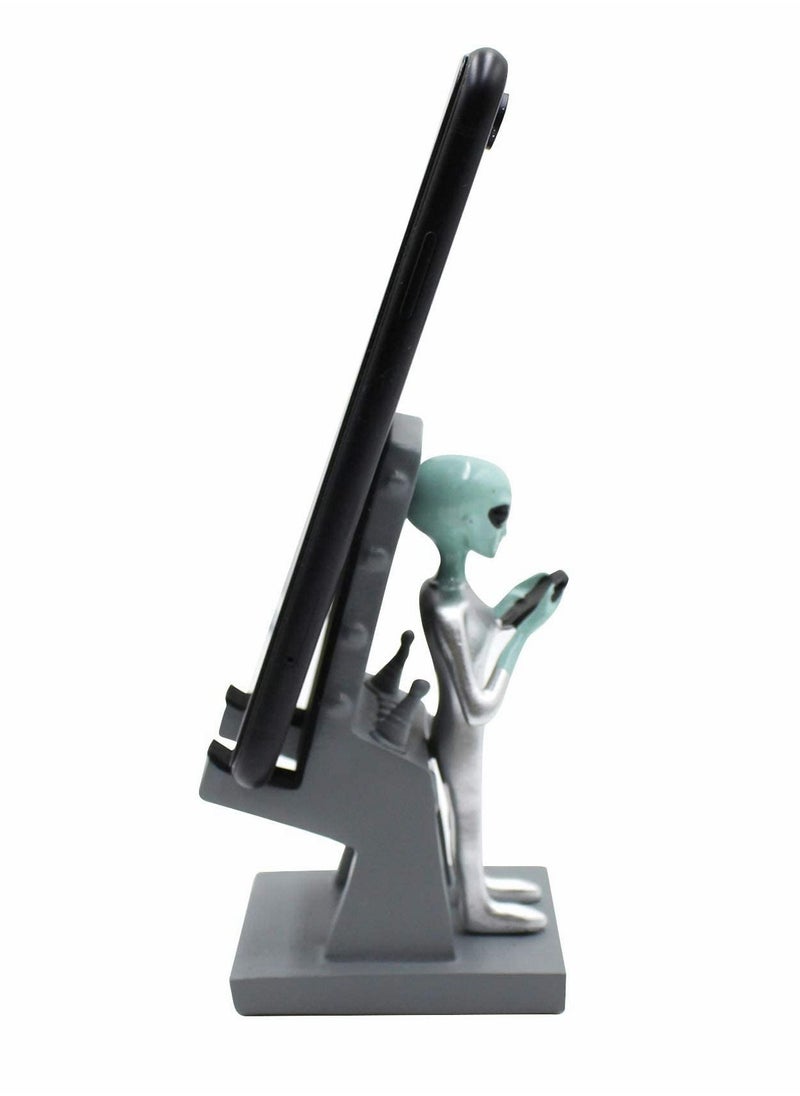 SYOSI - Cute Alien Shaped Phone Holder for Compatible iPhone Xs/Max/XR/X/8/7 Plus/Google Pixel/Samsung Galaxy Note - Image 1