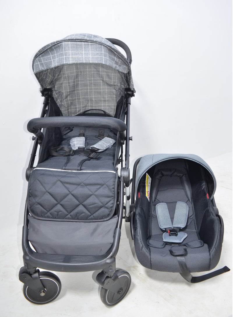Baby Stroller with a Car Seat also Foldable Suitable for Travel and Lightweight in Attractive Colours - Image 5