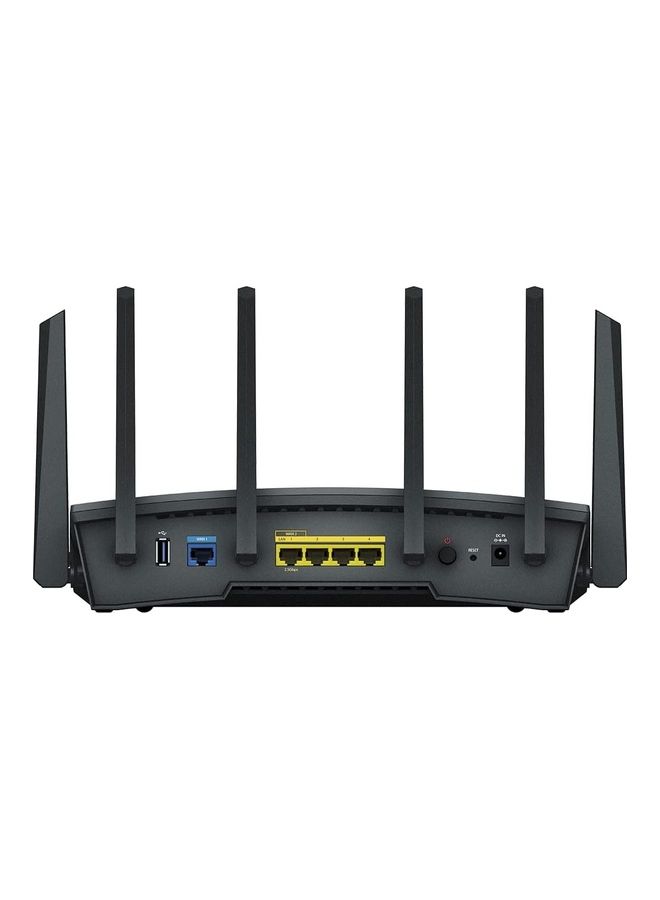 سينولوجي RT6600ax - Tri-Band 4x4 160MHz Wi-Fi router, 2.5Gbps Ethernet, VLAN segmentation, Multiple SSIDs, parental controls, Threat Prevention, VPN (US Version)/ Black - Image 3