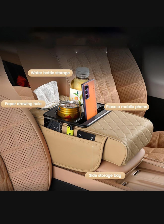 Generic Multifunctional vehicle-mounted height-enhancing integrated armrest box pad  - Image 3