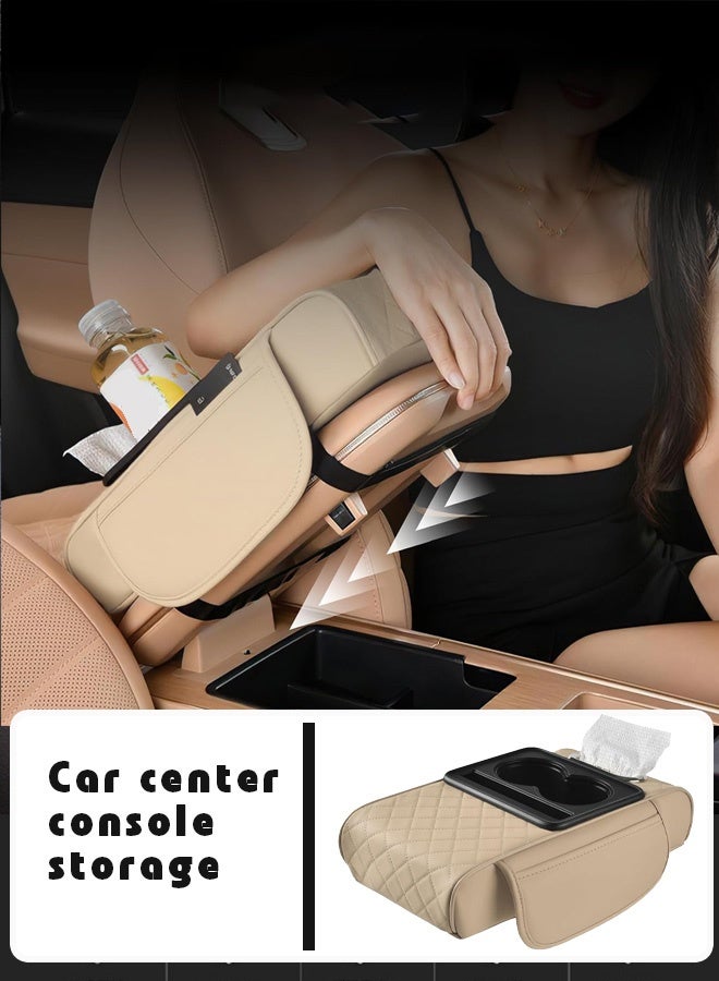 Generic Multifunctional vehicle-mounted height-enhancing integrated armrest box pad  - Image 1