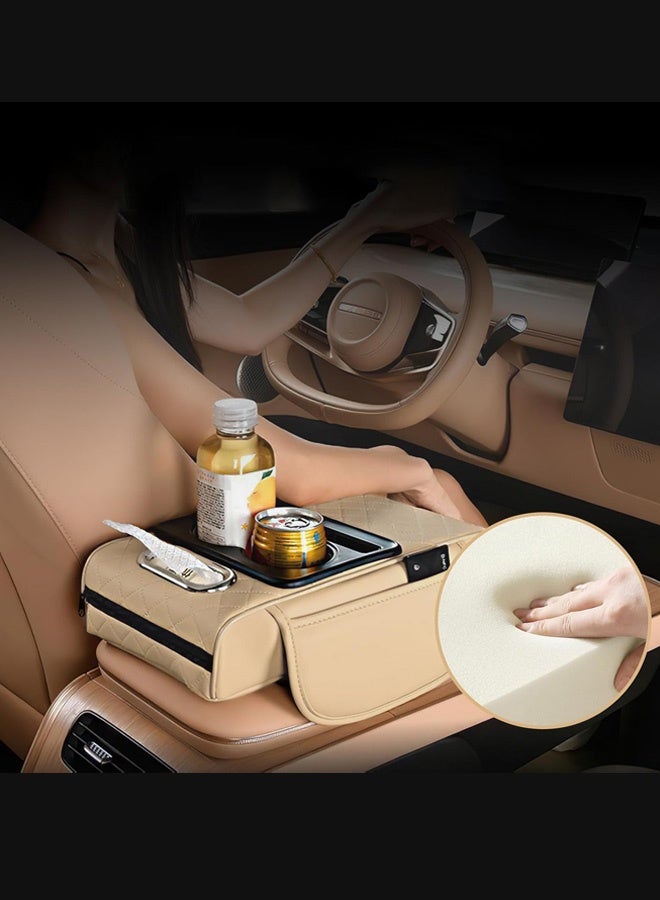 Generic Multifunctional vehicle-mounted height-enhancing integrated armrest box pad  - Image 2