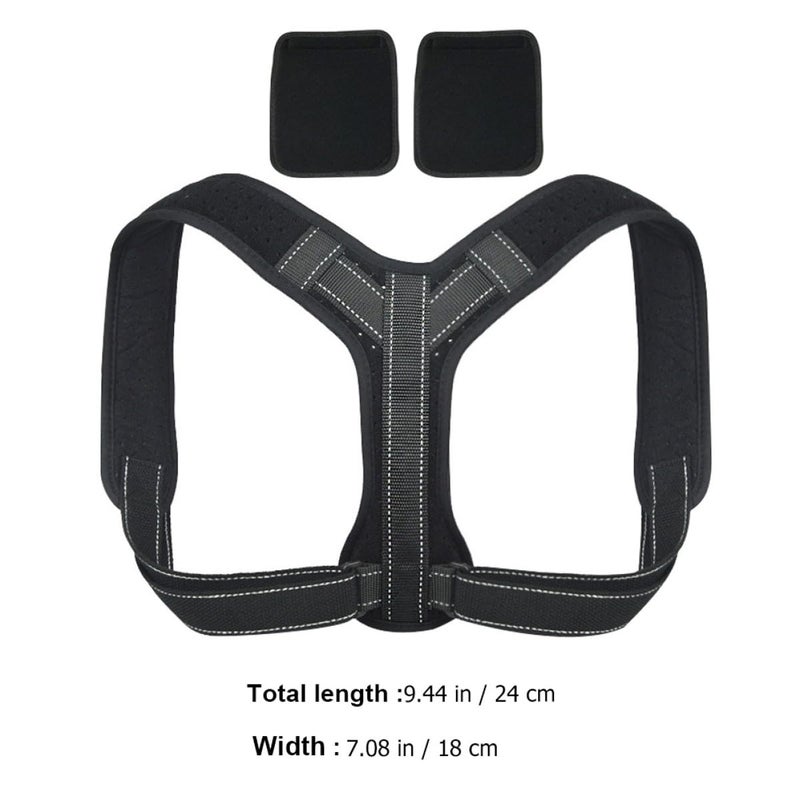 Adjustable Posture Corrector Belt With Reflective Strap For Hunchback And Shoulder Support Adults - Image 3
