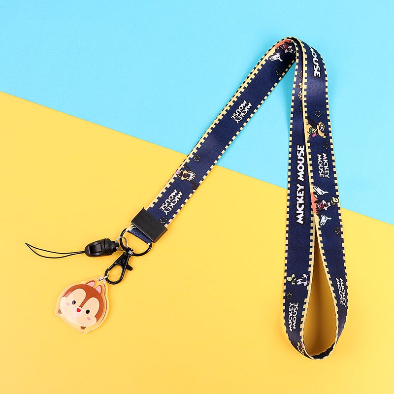 3 Cute Couple Cartoon Phone Lanyards with Pendants, Women's Anti-Loss Accessories
