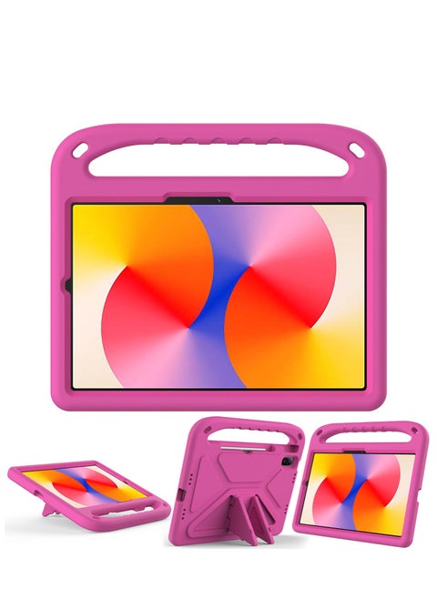 Kids Case For Huawei MatePad SE 11-Inch (2024) EVA Foam Lightweight Shockproof Duarable Tablet Cover with Handle Stand Case For Children Firendly (Pink)