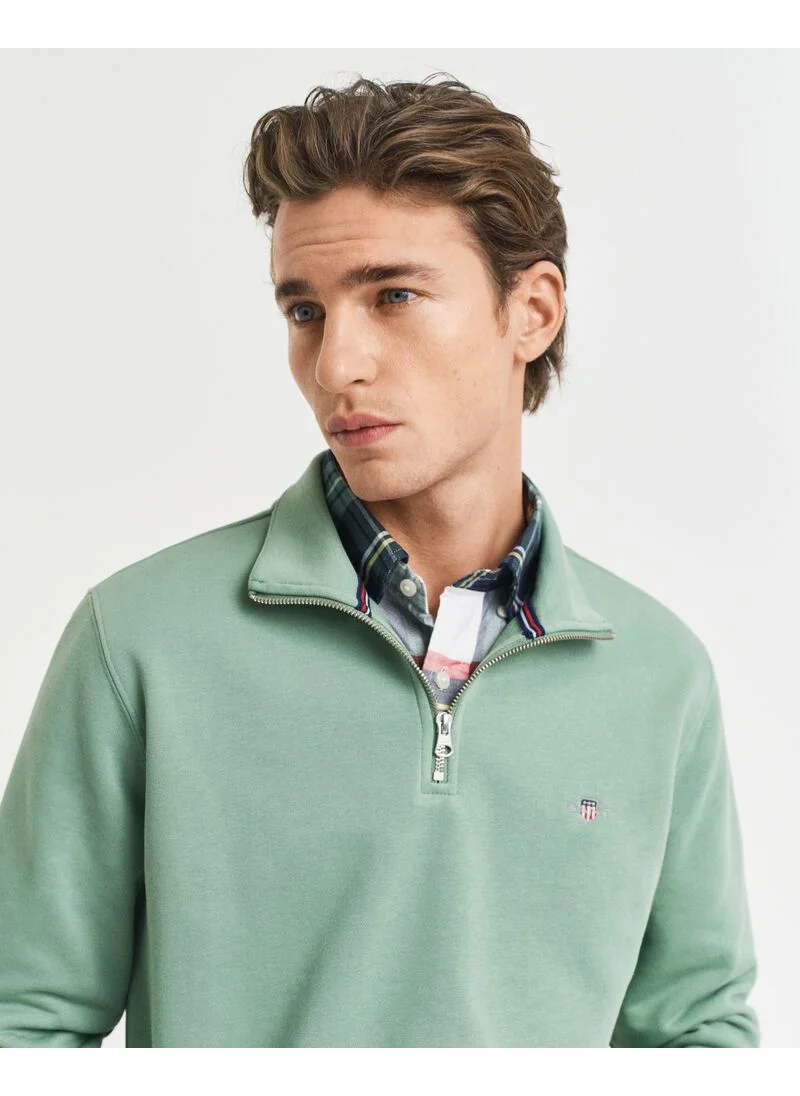 غانت Gant Regular Shield Half Zip Sweat