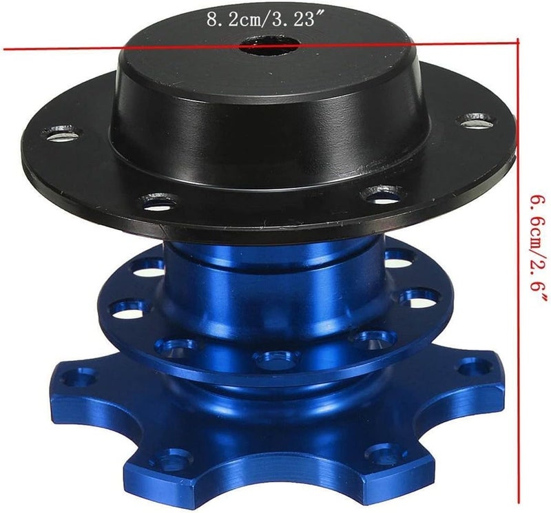 QASULER Universal Aluminum Steering Wheel Quick Release Hub - Image 3