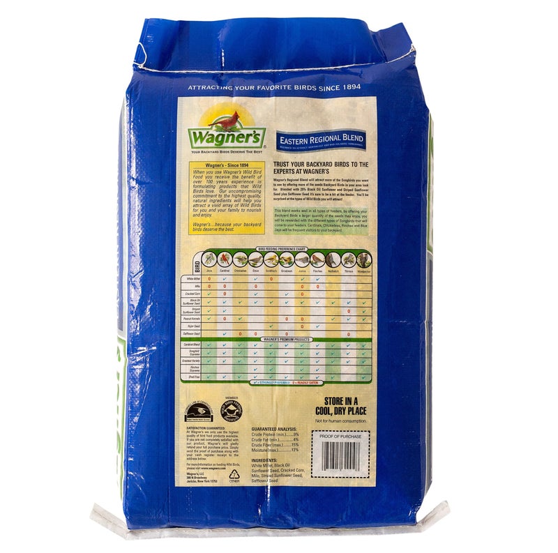 Wagner's 62004 Eastern Regional Wild Bird Food, 20-Pound Bag - Image 2