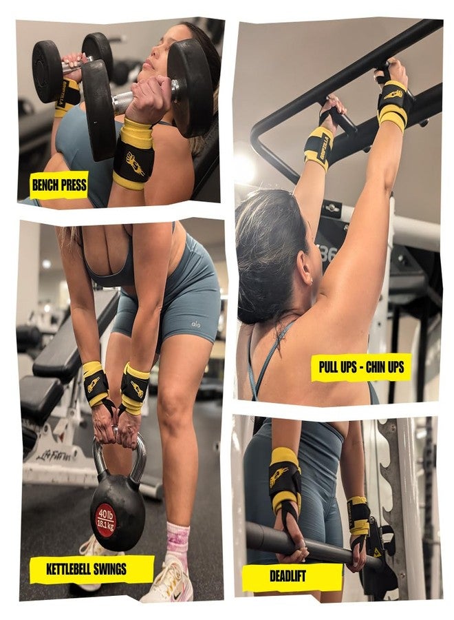 GRIPZILLA Weightlifting Wrist Wraps for Men & Women - Ultimate Wrist Support with Thumb Loop for Powerlifting, Strength Training, Bodybuilding, Workouts & Pain Relief. Flexible, Elastic, Adjustable, - Image 4