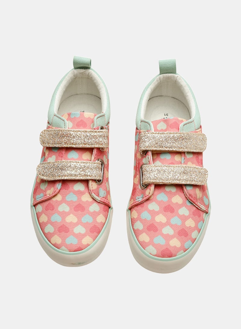 CUBS Hearts Double Strap Sneaker Kids - Image 3