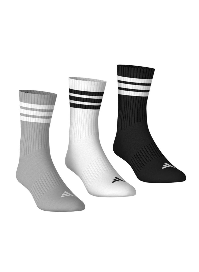 Adidas 3Stripes Cushioned Sportswear Crew Socks 3 Pair Pack - Image 5