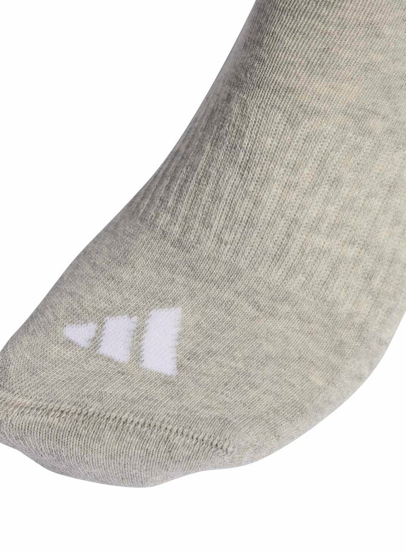 Adidas 3Stripes Cushioned Sportswear Crew Socks 3 Pair Pack - Image 3