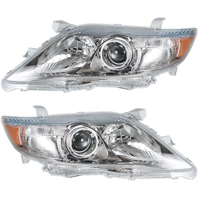 Silscvtt Headlights Replacement For Toyota Camry Se 2010 2011 Front Head Lamps Projector Headlights Pair LeftRight Side Passenger Driver Side - Image 5