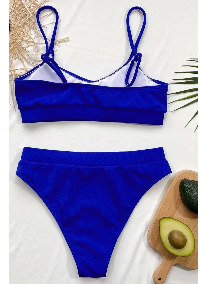 انجلسين High Waist Twill Bikini Bottom