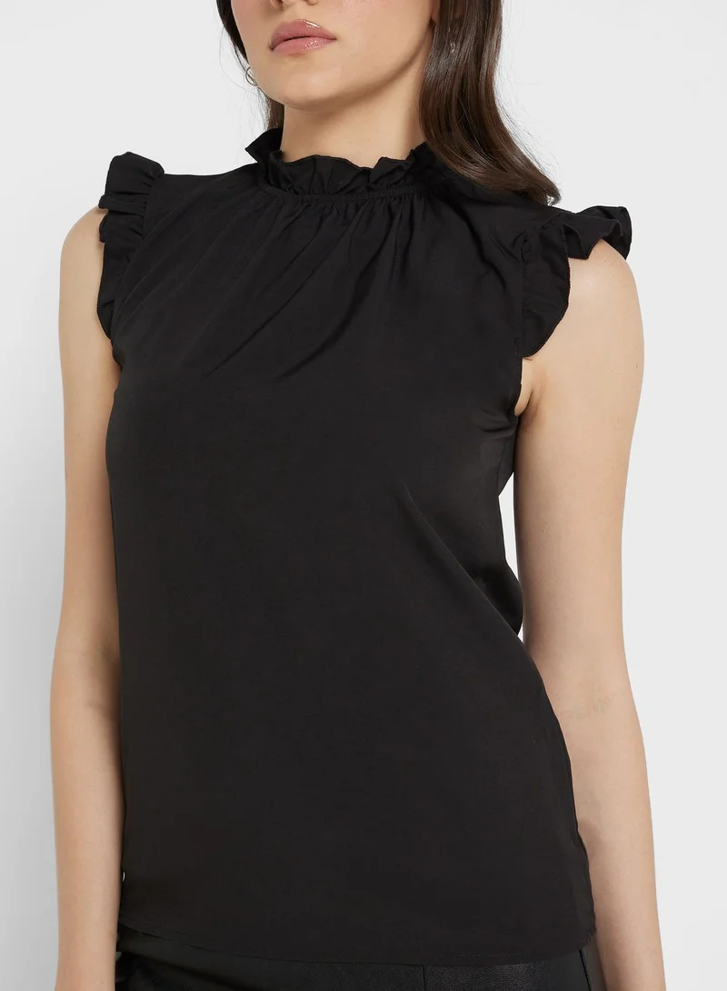 ELLA Flutter Sleeve Top