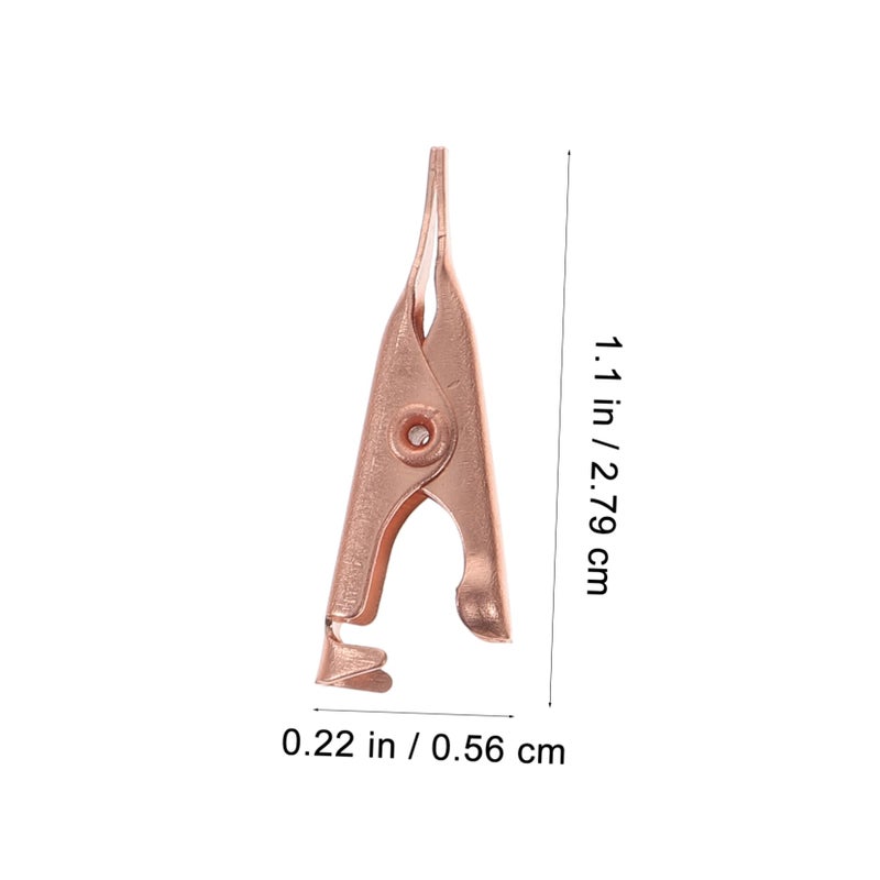 10pcs Copper Alligator Clips for Electrical Testing Soldering Strong Grip High Conductivity - Image 3