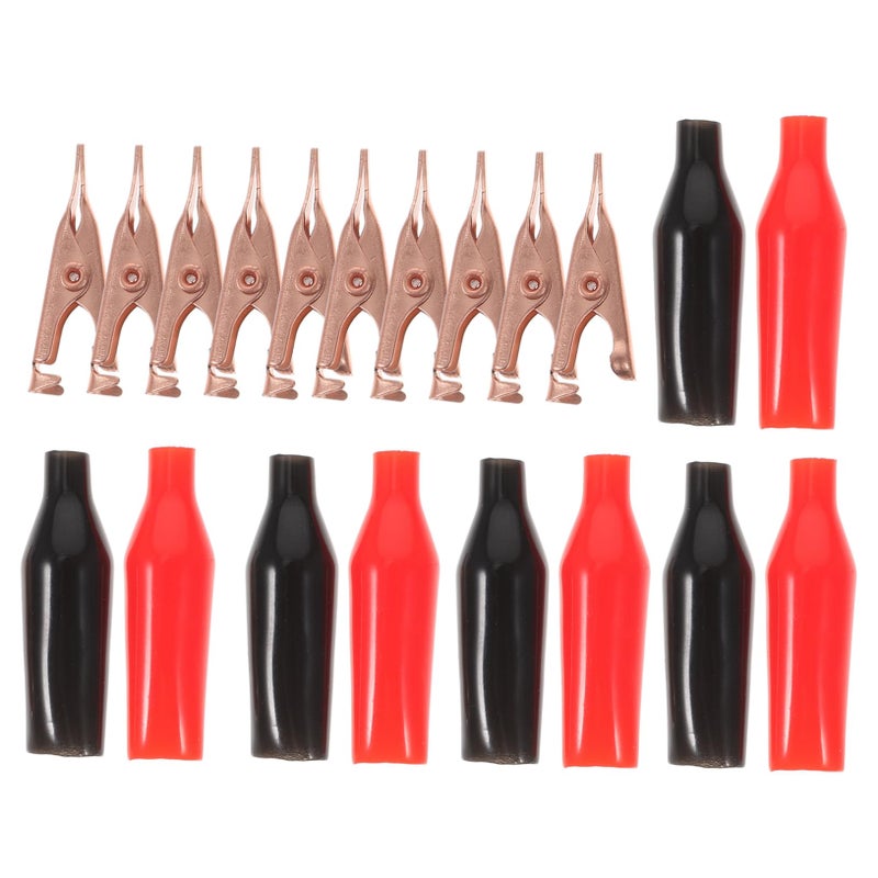 10pcs Copper Alligator Clips for Electrical Testing Soldering Strong Grip High Conductivity - Image 2