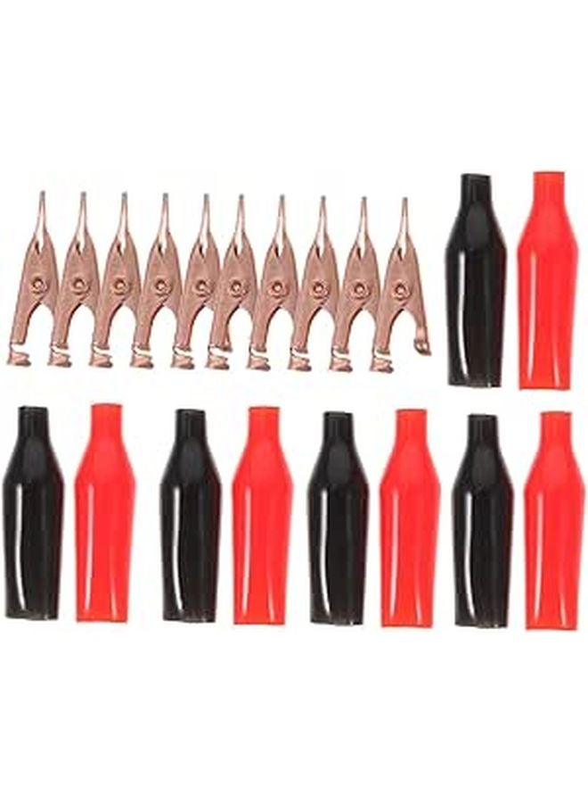 10pcs Copper Alligator Clips for Electrical Testing Soldering Strong Grip High Conductivity - Image 1