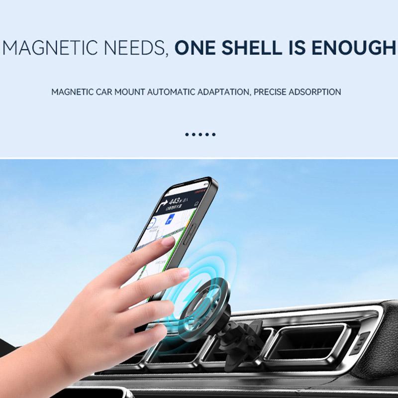 erorex For vivo S20 Pro Spaceship MagSafe Folding Holder Phone Case(Black) - Image 5