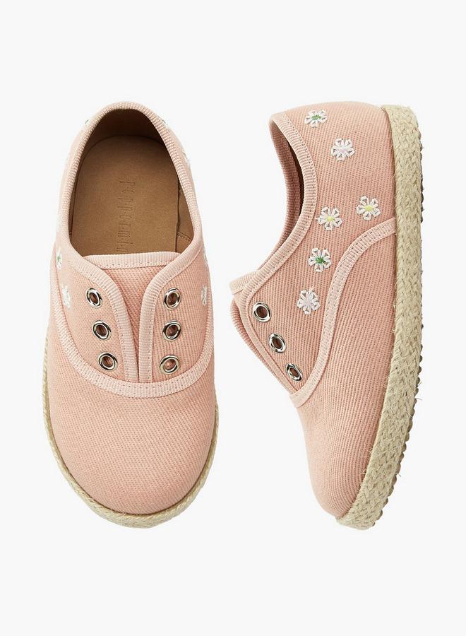 Peppermint Girls Slip-On Espadrille School Sneakers - Image 3