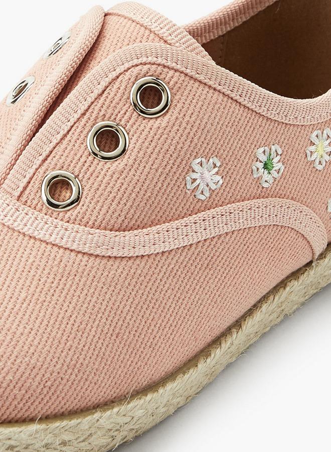 Peppermint Girls Slip-On Espadrille School Sneakers - Image 5
