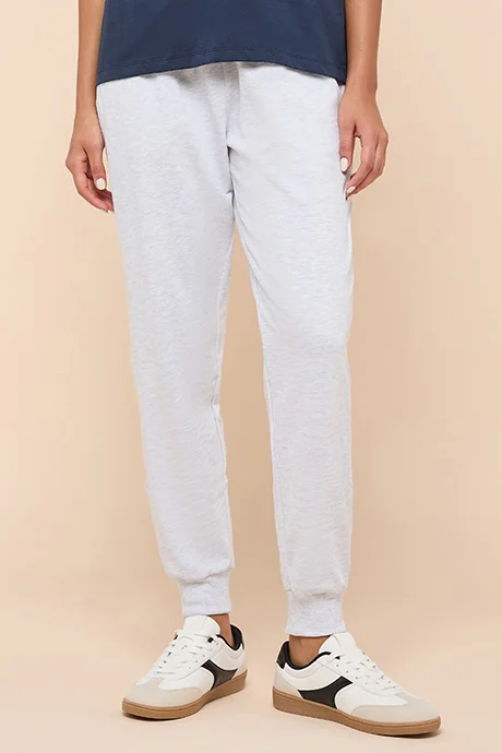أر أند بي Solid Joggers with Drawstring Waist