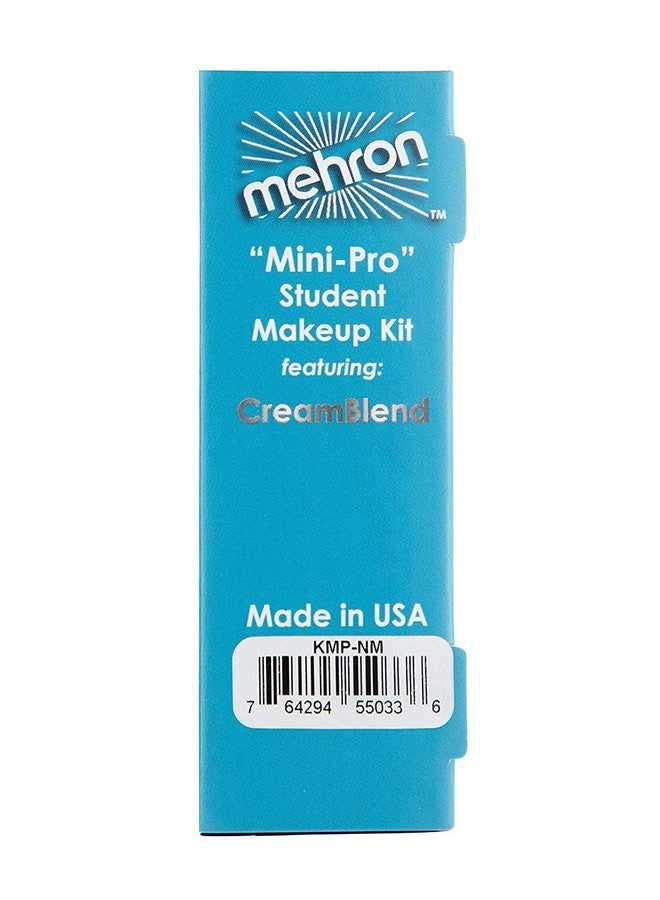 ميهرون مجموعة أدوات المكياج التعليمية للطلاب من Mehron Makeup Mini-Pro (متوسطة/زيتونية) - Image 4