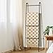 ABQ ABQ Blanket Ladder Outdoor Towel Rack for Pool, Decorative Metal Holder for The Living Room Bathroom, Black  - Image 2