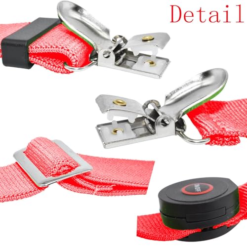 AMNQUERXUS LED Glow Light Up Christmas Suspenders Trouser Braces Y Shape Suspenders Gifts for Men Women (Red) - Image 5