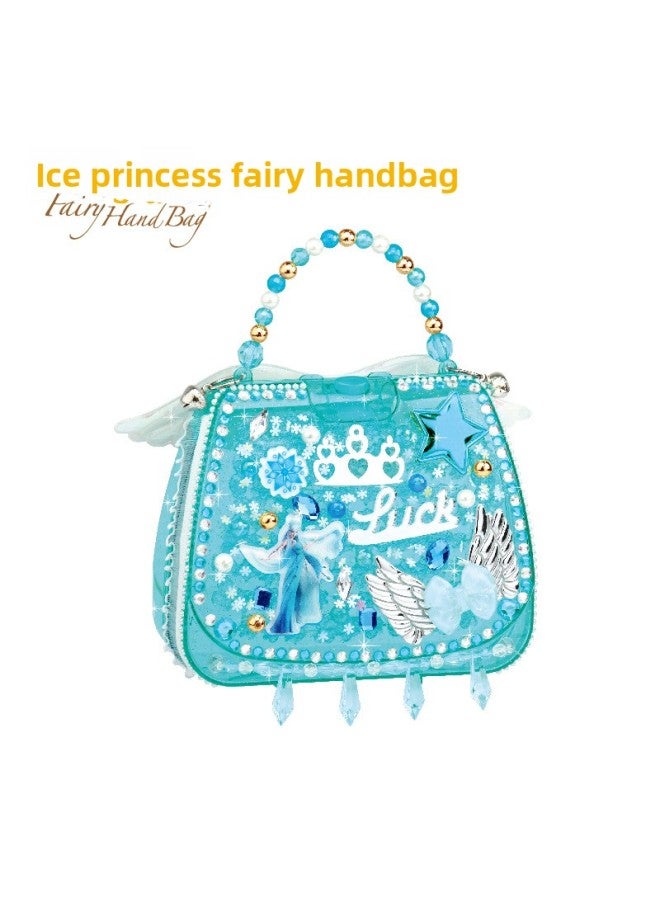 Ye Luoli Love Handbag Ice Princess Satchel Backpack Girls Creative Handmade Toys-Color:Fairy Handbag-Ice Princess - Image 1