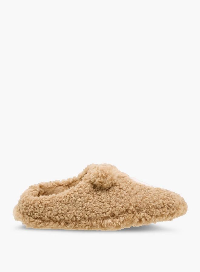 Le Confort Women Teddy Bear Embroidered Bedroom Mules - Image 1