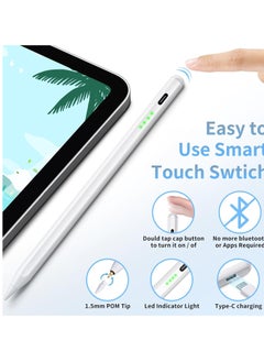 Generic Stylus Pen for iPad 9th & 10th Gen with Palm Rejection, Active Pencil Compatible with Apple iPad 10/9/8/7th/6th Gen, iPad Air 5th/4th/3rd Gen, iPad Pro 11 & 12.9 inch, iPad Mini 6th/5th Gen  - Image 3