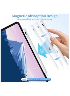 Generic Stylus Pen for iPad 9th & 10th Gen with Palm Rejection, Active Pencil Compatible with Apple iPad 10/9/8/7th/6th Gen, iPad Air 5th/4th/3rd Gen, iPad Pro 11 & 12.9 inch, iPad Mini 6th/5th Gen  - Image 4
