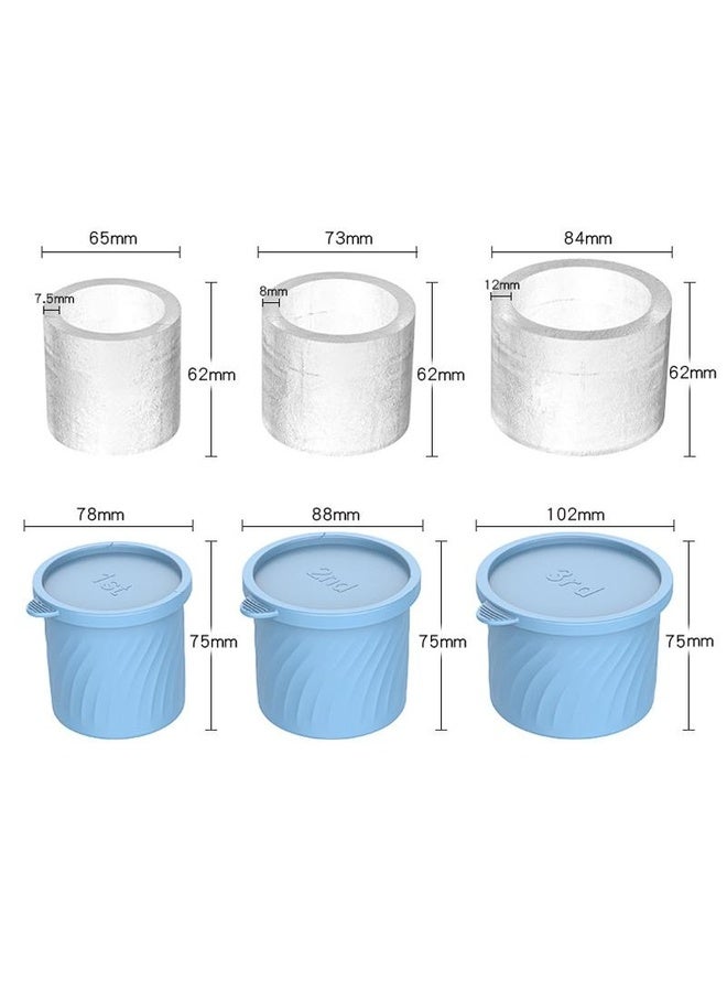 HuHa For Stanley Water Cup Silicone Ice Mould Ice Cubes Easy Release, Color: 1st Green - Image 4