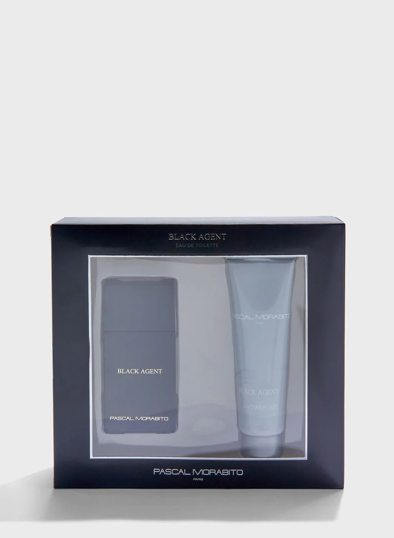 PASCAL MORABITO Black Agent Edt 100ml & Body Lotion 100ml.