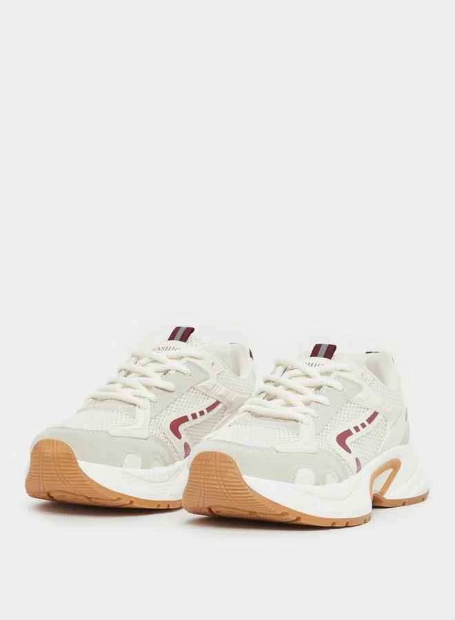 Styli Styli Chunky Sole Lace Up Sneakers