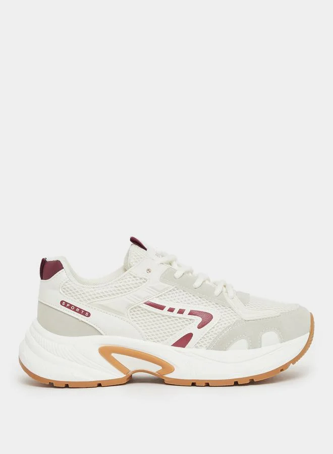 Styli Styli Chunky Sole Lace Up Sneakers
