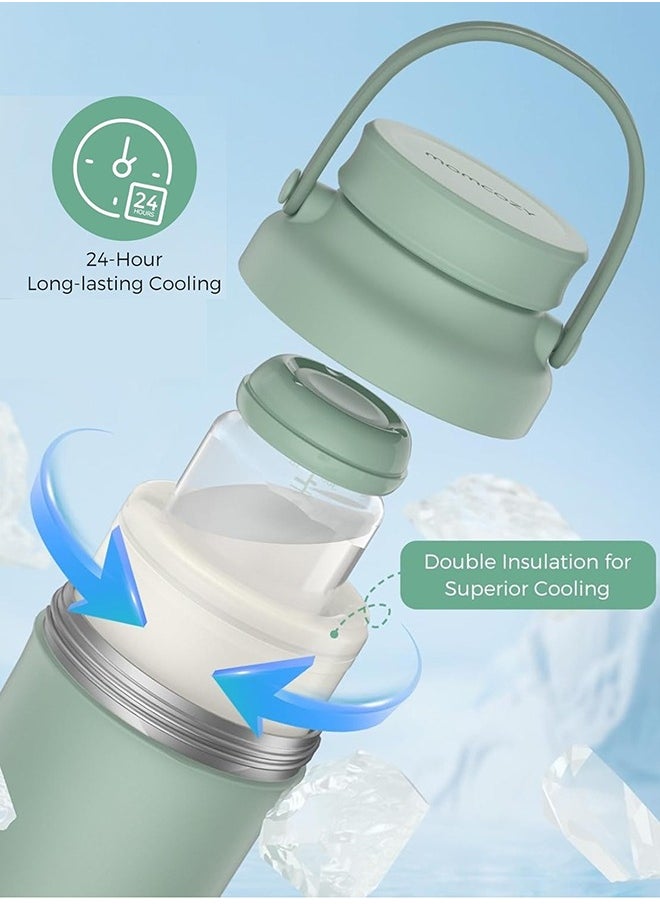 Portable Breast Milk Cooler Larger Capacity Travel Breastmilk Chiller With 2 Piece Baby Bottles - pzsku/ZA1FC638ADF0A822055B0Z/45/_/1730124343/f76c543c-9527-4229-bb35-1270fd8f1c5f