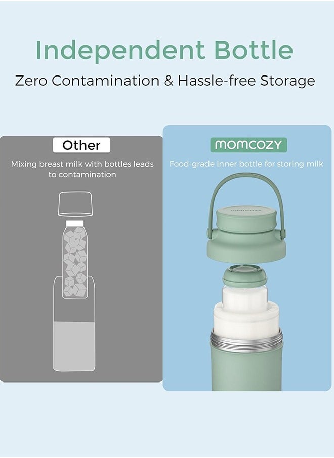 Portable Breast Milk Cooler Larger Capacity Travel Breastmilk Chiller With 2 Piece Baby Bottles - pzsku/ZA1FC638ADF0A822055B0Z/45/_/1730124412/5b1b3e6e-7e23-4e60-9834-ca92e2bdd614