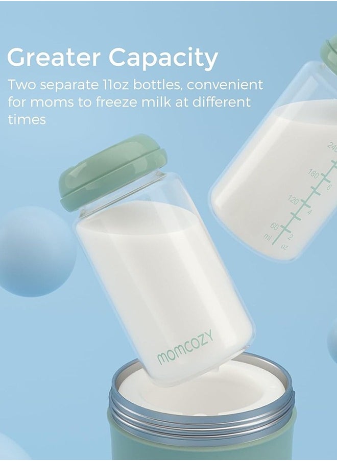 Portable Breast Milk Cooler Larger Capacity Travel Breastmilk Chiller With 2 Piece Baby Bottles - pzsku/ZA1FC638ADF0A822055B0Z/45/_/1730124427/64e7bfa5-0d31-470b-be56-8371ec99cab2