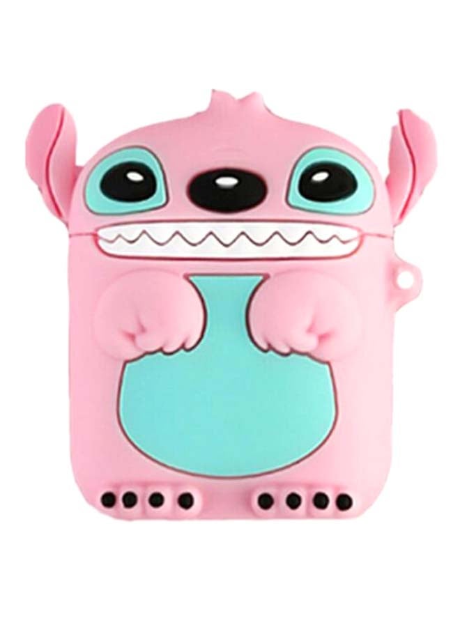 Alyashmac Silicone Cartoon Case Cover For Apple AirPods 1/2 Pink