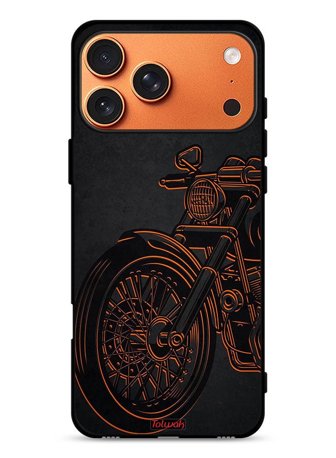 Tolwak Apple iPhone 17 Pro Max Protective Case Cover Vintage Bike - Image 1