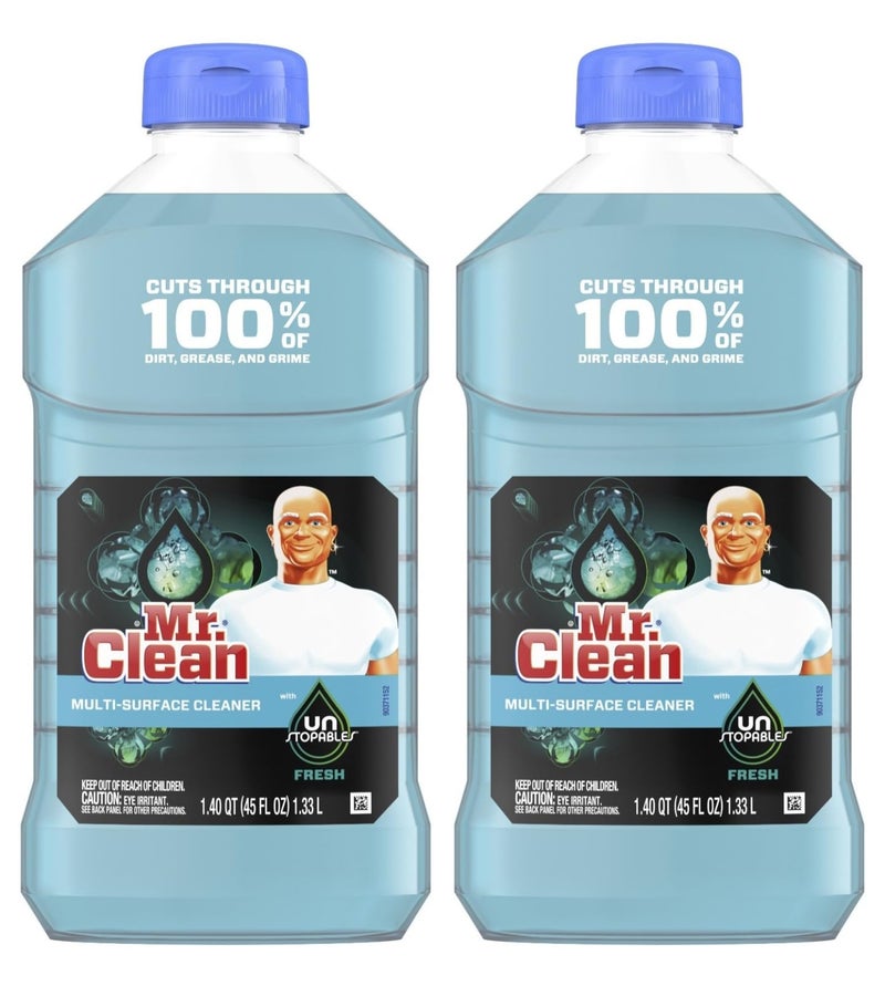Mr Clean Mr. Clean with Unstopables Fresh Scent Multi-Surface Cleaner  90 Fl Oz (Packaging May Vary) - Image 1