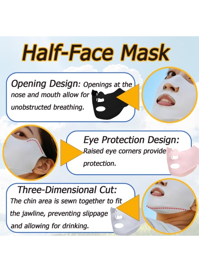 Cooling Full Face Mask, Reusable Washable Breathable Face Shield for Men Women Outdoor Sports Cycling Running Hiking - Image 5