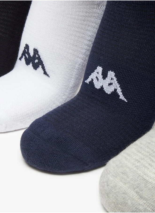 كابا Logo Detail Ankle Length Sports Socks - Set of 5